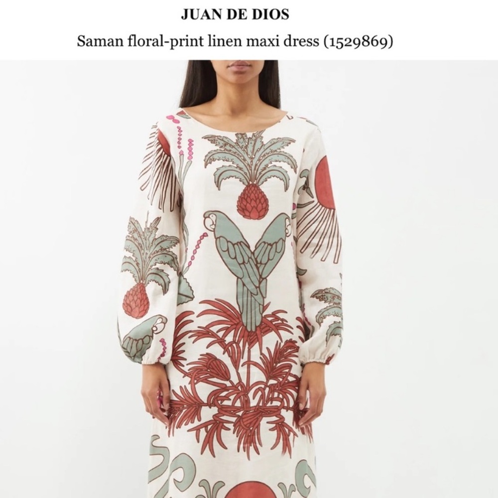 Juan De Dios linen dress